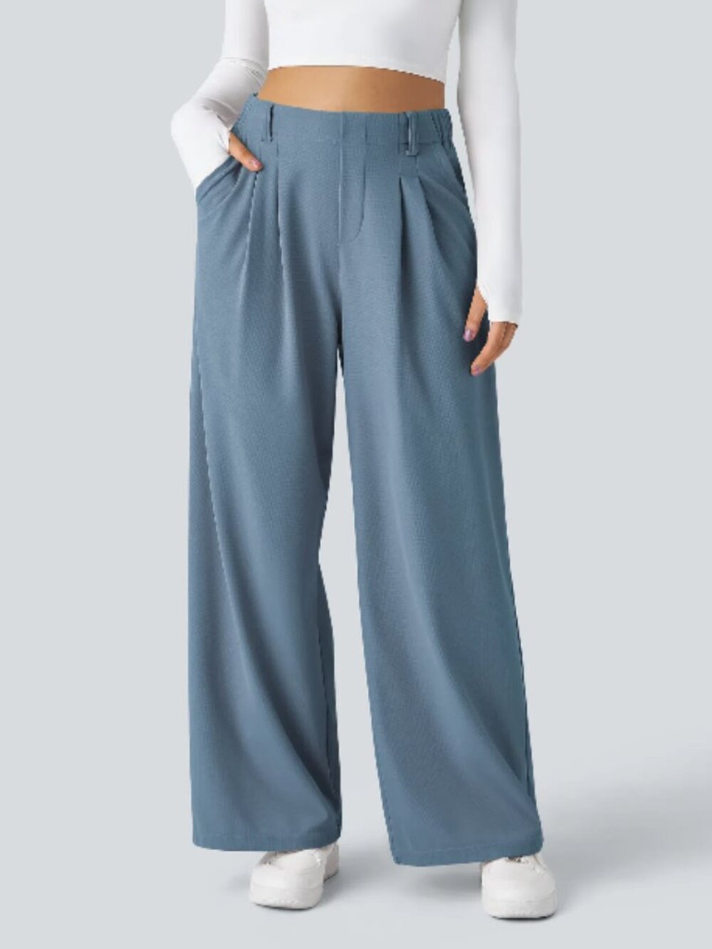 Halara - Regular M(8-10) - Mountain Spring Waffle Pants